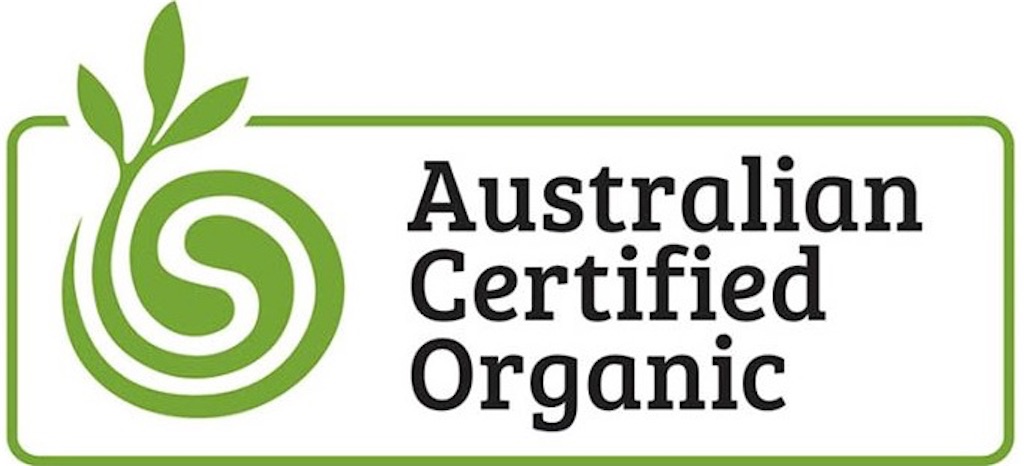 ムーンテッド(MoonTed)の日記より、オーストラリアのオーガニック認証「Australian Certified Organic」のロゴ
